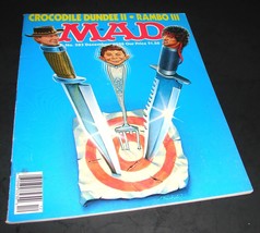 MAD Magazine 283 Dec 1988 GOOD Crocodile Dundee II Rambo III Knife Fork ... - $12.99