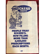 Vintage Eckerd Drugs Pharmacy Bag With Receipt Box2 - £4.53 GBP