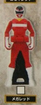 Asahi Toei Kaizoku Sentai Gokaiger Ranger Keys Figure EX Megaranger Mega Red - £29.90 GBP