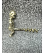 Vintage Gold Tone Phalic Alien Corkscrew Bottle Wine Bottle Opener KG JD - $27.15 CAD