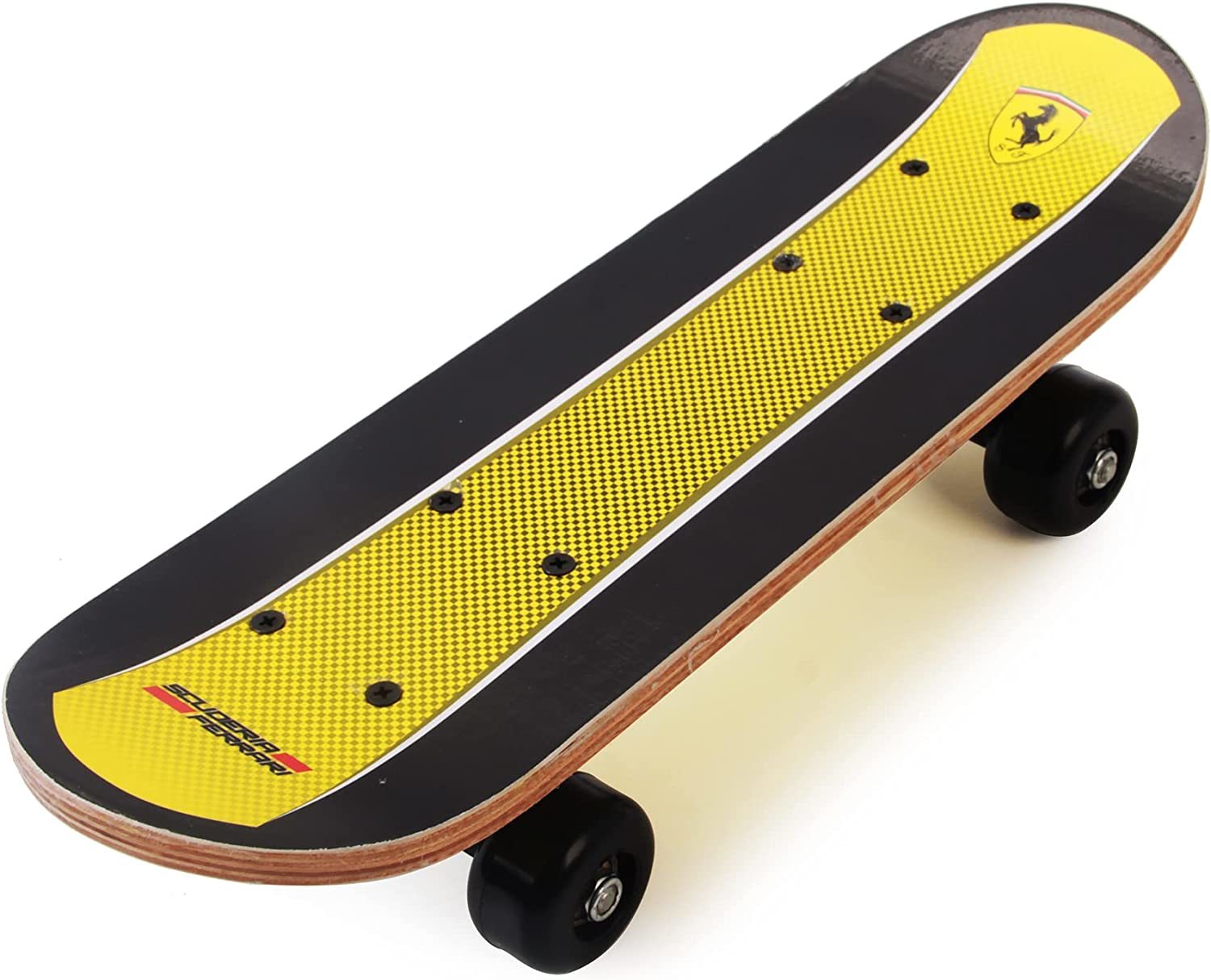 Ferrari Mini Wooden Cruiser Board for Boys &amp; Girls 3-6 Years -, Safe &amp; D... - $44.99