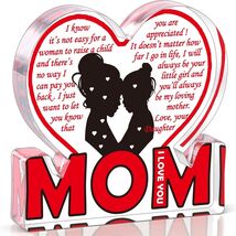 Love Mom Mother's Day Acrylic Plaque Desk Decoration Sign Gift - $190.65 MXN Love Mom Mother's Day Acrylic Plaque Desk Decoration Sign Gift - $190.65 MXN