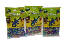 (3) Perler Fun Fusion Beads 1000 per Package- Glitter Mix - £11.63 GBP