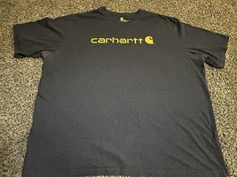 Carhartt T-Shirt - Mens 4XL - Charcoal Gray Origina  Fit -  Graphic Logo... - £9.84 GBP