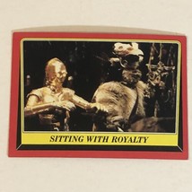 Return of the Jedi trading card Star Wars Vintage #82 Sitting With Royalty C-3PO - £1.57 GBP