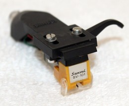 Sansui Headshell + SV-101 Phono Cartridge w/ Stylus ~ Cartridge Tests Good - £70.61 GBP