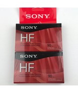 SONY HF High Fidelity Normal Bias Blank Audio Cassette Tapes 90 Minute -... - £3.11 GBP