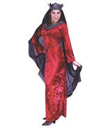 New Adult Women Halloween Costume, MEDIEVAL QUEEN WITH A CROWN,sz.8-14,FW - £20.51 GBP