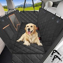 Dog Car Seat Cover for Back Seat 100 Waterproof Dog Car Hammock with Mes... - £48.18 GBP