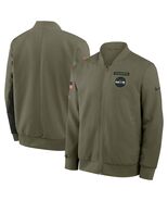 Mens Seahawks Salute to Service 2025 Sideline Full-zip Bomber Jacket - O... - €86,29 EUR