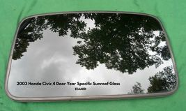 2003 Honda Civic 4 Door Year Specific Sunroof Glass Oem Free Shipping - £115.67 GBP