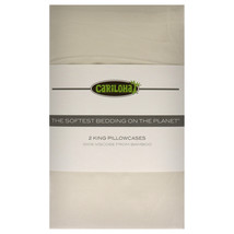Classic Bamboo Pillowcase Set - Ivory-King by Cariloha for Unisex - 2 Pc... - $37.42