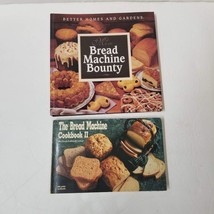 2 Bread Machine Cookbooks More Bread Machine Bounty and Cookbook II Yeast Baking - £4.79 GBP