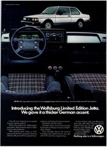 Volkswagen Jetta Wolfsburg Edition Magazine Ad Print Design Advertising - £26.77 GBP