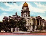 Stato Capitol Costruzione Denver Colorado Co Unp DB Cartolina R11 - $3.03