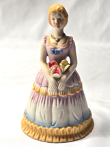 Vintage 1978 C.M.I. Of Boston Porcelain 5.25&quot; Figurine Bell With CADMIUM... - $29.22 CAD
