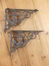 2 CAST IRON BOAT ANCHOR BRACKETS CORBELS BRACES WALL SHELF **ROUGH PATCH... - $35.24 CAD