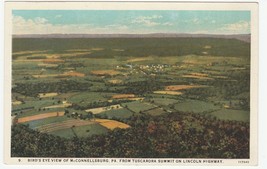 Vintage Postcard McConnellsburg Pennsylvania Tuscarora Summit on Lincoln Highway - £6.23 GBP
