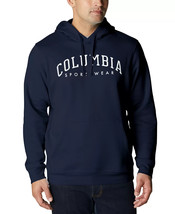 COLUMBIA Mens Varsity Logo Trek Hoodie Navy Blue Big &amp; Tall Size 4X $65 - NWT - £21.23 GBP