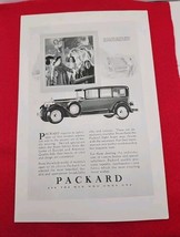 Vtg 1927 PACKARD Ask the Man Who Owns One Antique Print Ad Ephemera Automobile - £9.13 GBP