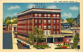 Vintage Postcard Hotel Bristol Bristol Virginia Va - $4.34