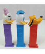 Vintage Lot Of 3 Disney Pez Dispensers Daisy Duck, Donald Duck, &amp; Pluto - £7.72 GBP