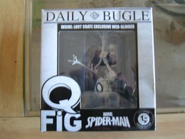 Q-FIG Daily Bugle SPIDER-MAN Loot Crate Exclusive Marvel Web-Slinger - Nib - £6.21 GBP