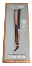 Infiniti Pro Conair 1 Inch Rose Gold Straight Ceramic Flat Iron - £14.30 GBP