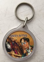 Vintage Harry Potter Hogwarts Express Book Art Keyring Keychain  - $3.19