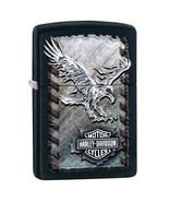 Zippo Harley-Davidson Iron Eagle Black Matte - $75.41 CAD