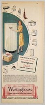 1948 Print Ad Westinghouse De Luxe Hot Water Heaters Mansfield,Ohio - $17.65