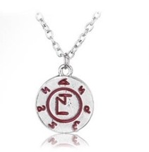 The Mortal Instruments Red Rune Circle Necklace - $15.00