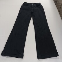 Mid-Rise Women's Black Cotton Blend Bootcut Denim Jeans Size Small (26×30) image 13