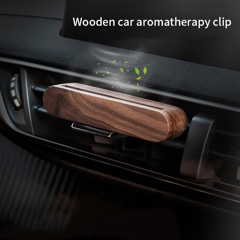 Wood Car Air Fresheners Universal Auto Air Outlet Freshener Perfume Orna... - £18.24 GBP+