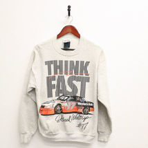 Vintage Nascar Driver Darrell Waltrip Sweatshirt Large - £60.32 GBP