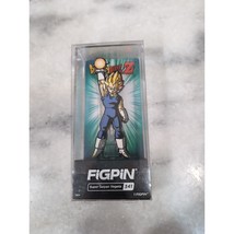 FiGPiN #341 Dragon Ball Z Super Saiyan Vegeta W/Energy Blast, Premium Ca... - £9.95 GBP