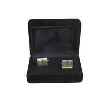 Men J.Valintin Cufflinks by Vitorofolo for French Cuff Shirt V29-42 Silver Gold image 2