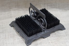 LARGE Cast Iron Boot Shoe Brush Mud Scraper Mud Room Rustic Heavy Duty Entryway - $36.99