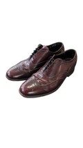 Florsheim Mens 8 D Imperial 93327 Burgundy Wingtip Brogue Oxford Shoes L... - £23.38 GBP