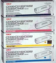 Genuine toner cartridge Okidata Oki ® c5100, c5100n, c5150n, c5200, c530... - £187.69 GBP