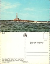 Maine Cape Neddick Boon Island Light Lighthouse Est. in 1811 Vintage Postcard - £7.48 GBP