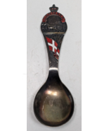 Vintage Axel Prip Denmark/Danmark 5” Enamel Souvenir Spoon - $408.09 MXN