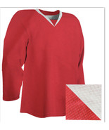 Johnny Mac’s Reversible Youth Practice Hockey Jersey Large/XL Red/White-NEW - £15.48 GBP