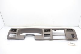 99-04 FORD F-350 SD DASH CLUSTER RADIO BEZEL TRIM PANEL TAN E0849 image 2