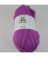 NEW Big Twist Renewal Purple recycled acrylic yarn skein Jo-Ann Joanns - $361.13 MXN