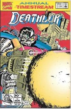 Deathlok Comic Book Annual #1 Marvel Comics 1992 NEAR MINT NEW UNREAD - $3.99