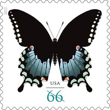 Spicebush Swallowtail Butterfly ONE PACK OF TEN 66 Cent Stamps Scott 4736 - £18.40 GBP