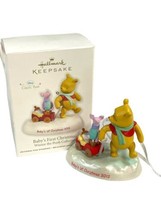 2012 Hallmark Ornament - Baby&#39;s First Christmas - Winnie the Pooh Piglet Disney - £17.13 GBP