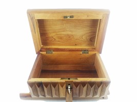 Handcraved Large Magical Secret Thuya Wood Jewelry Box, Storing Jewelry Box With - £227.57 GBP