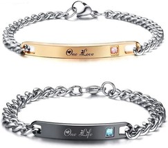 Couple Bracelets Jewelry Matching Set - £23.56 GBP